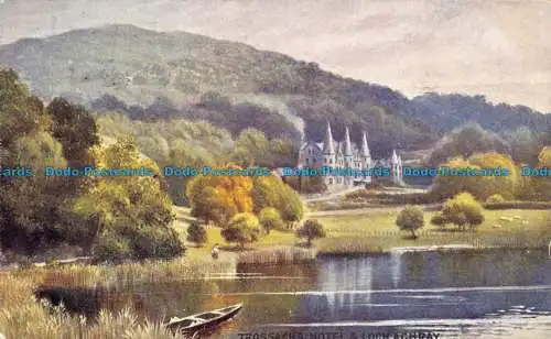 R160068 Trossachs Hotel und Loch Achray. Davidson Bros. 1905