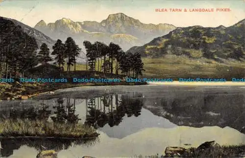 R160069 Blea Tarn und Langdale Pikes. Der Stern. 1908