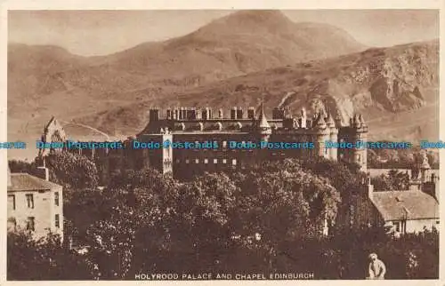 R160941 Holyrood Palace and Chapel Edinburgh. M. und L. National