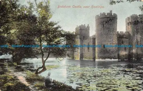 R160086 Bodeham Castle in der Nähe von Hastings. Smith. 1906