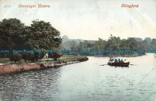 R160095 Unnaught Water. Chingford. 1904