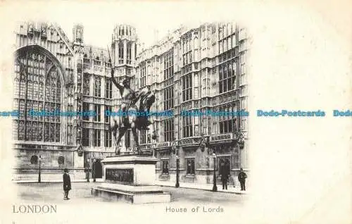 R161000 London. House of Lords. W. und Mc