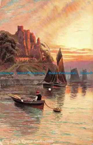 R161003 King Johns Castle. Carlingford. Hildesheimer. 1906