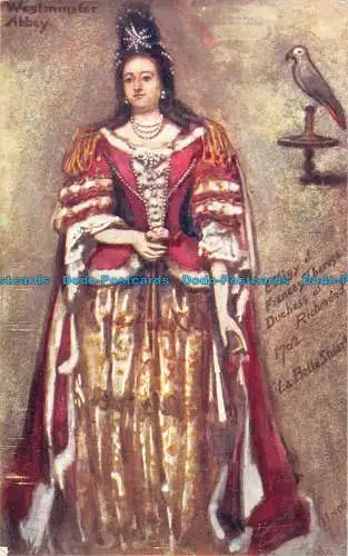 R161134 Westminster Abbey. Bildnis von Frances Theresa Herzogin von Richmond. Loveri