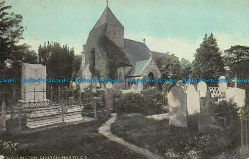 R160279 Hollington Church Hastings. 1913