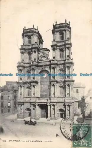 R161204 Rennes. Die Kathedrale. LL. Nr. 49