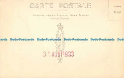 R161410 Alte Postkarte. Frau. Jerome. 1933