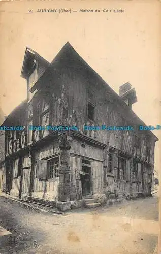 R161516 Aubigny. Haus aus dem 16. Jahrhundert