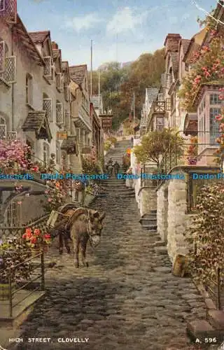 R161587 High Street. Clovelly. Valentinstag. 1967