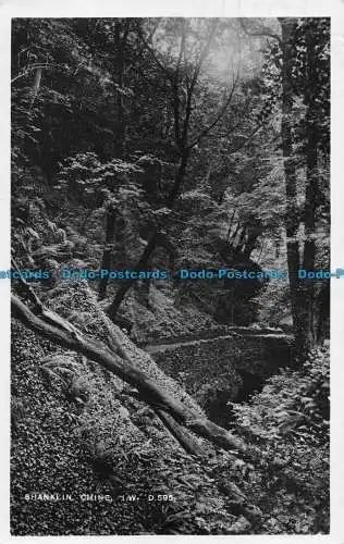 R161651 Shanklin China. I.W. Dean. Die Bucht. RP. 1932