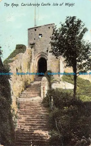 R161696 The Keep. Carisbrooke Castle. Isle of Wight. Tuck