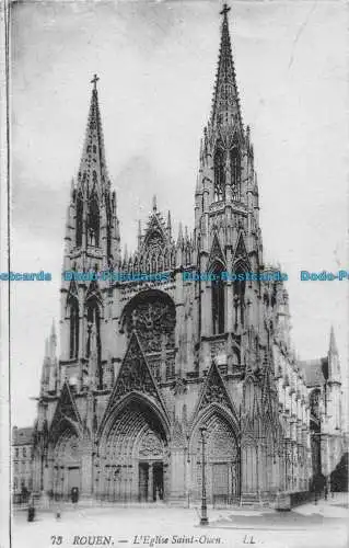 R161788 Rouen. Die Kirche Saint Ouen. LL