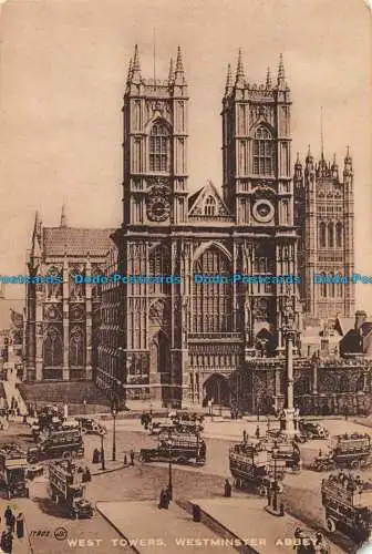 R161930 Westtürme. Westminster Abbey. Valentinstag