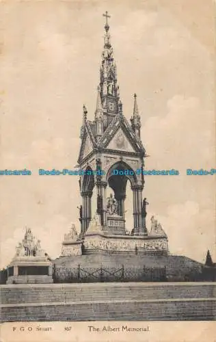 R161941 Das Albert Memorial. F.G.O. Stuart