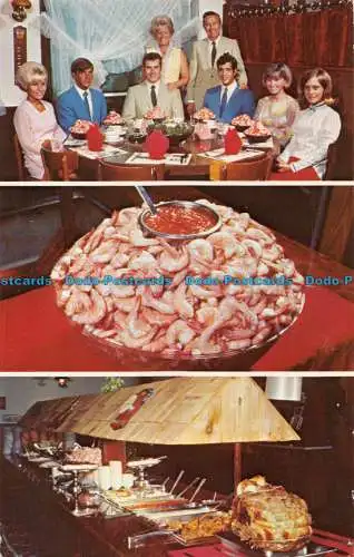 R161986 Das Anderson House Smorgasbord. Home of the Bottom Weniger Schüssel Garnelen