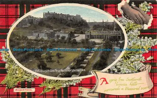 R156505 Edinburgh Castle und Nationalgalerien. Philco