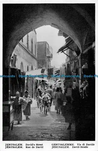 R162032 Jerusalem. Davids Street. A. Attallah Freres