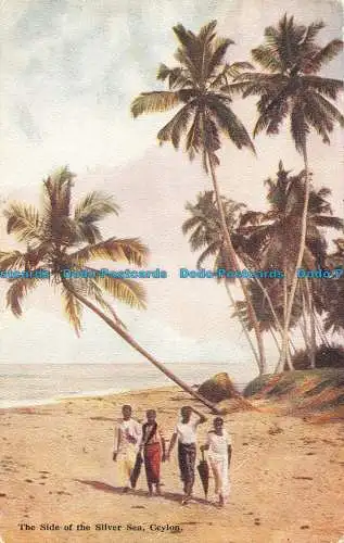 R162074 Der Sand des silbernen Meeres. Ceylon. Teller