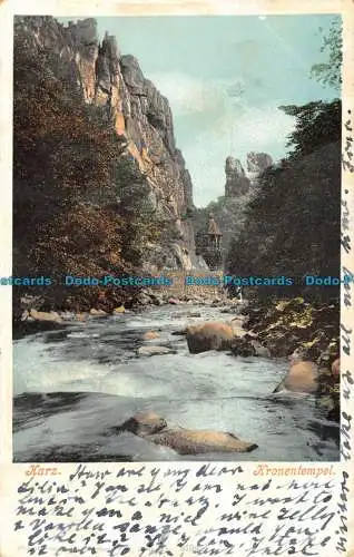 R162119 Harz. Kronentempel. 1907