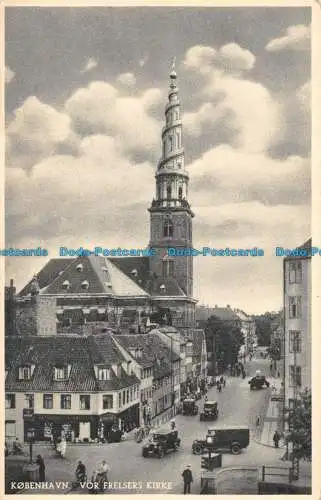 R162157 Kobenhavn. Vor Frelsers Kirks. Eneret