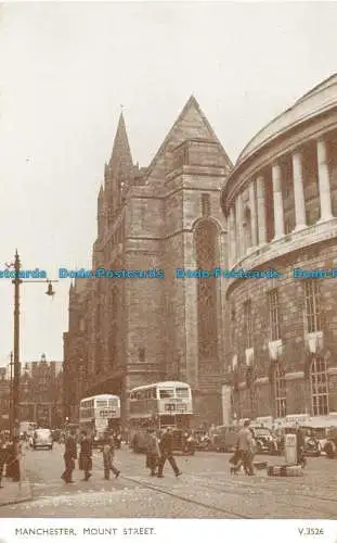 R162736 Manchester. Mount Street. Photochrom. 195