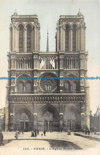 R162253 Paris. Die Kirche Notre Dame