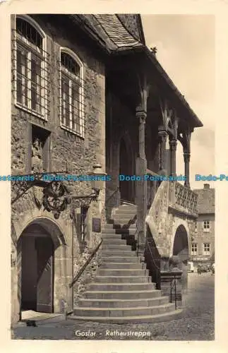 R163351 Goslar. Rathaustreppe. Schoning. RP