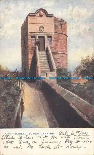 R162983 King Charles Tower. Chester. 1904