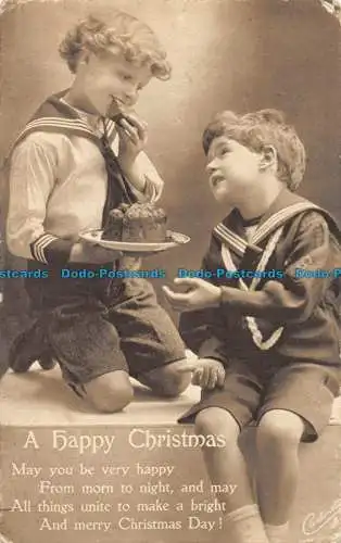 R162550 Grüße. Frohe Weihnachten. Jungen. Tuck. 1919