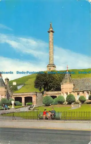 R163450 Lady Hill and Gordon Monument. Elgin. 1972