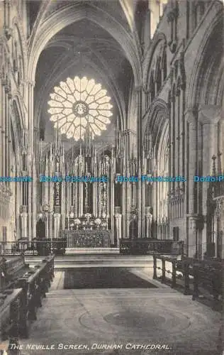 R163490 Der Neville-Bildschirm. Kathedrale von Durham. M.A. Wilkinson