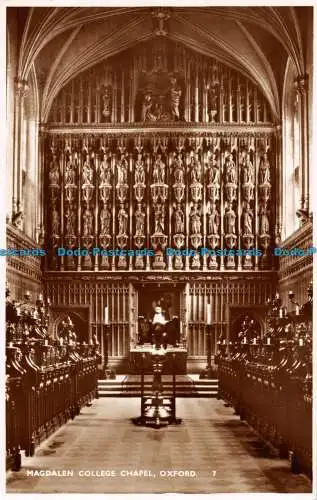 R163491 Magdalena College Chapel. Oxford. Alfred Savage. RP. 1952