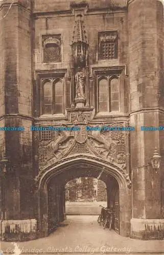 R163494 Cambridge Christs College Gateway. Frith