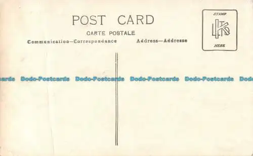 R163117 Alte Postkarte. Kamin