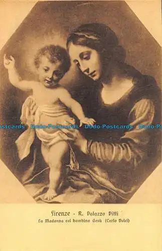 R162604 Florenz. R. Palazzo Pitti. die Madonna mit Jesuskind