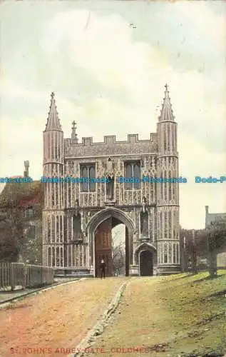 R163164 St. Johns Abbey Gate. Colchester. 1904