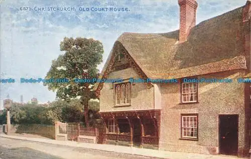 R648009 Christchurch. Altes Hofhaus. Das Photochrom. Celesque Serie