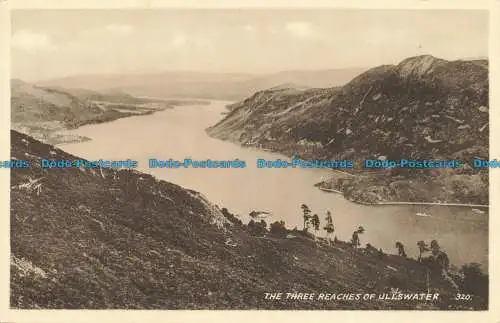 R648648 Die drei Reichweiten von Ullswater. Schilf