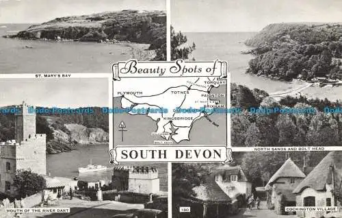 R648731 Beauty Spots of South Devon. St. Mary Bay. 1961. Multi View