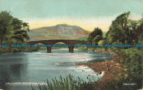 R648318 Callander Bridge und Ben Ledi. G.D. und D. Die Star-Serie