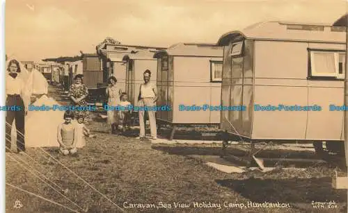 R648818 Hunstanton. Wohnwagen. Feriencamp mit Meerblick. Tuck