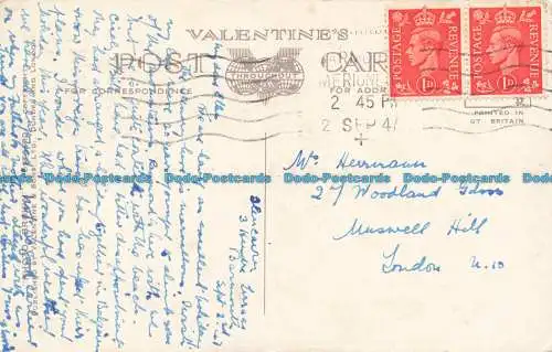 R648353 Barmouth. Dolgelley Road. Valentinstag. Foto braun