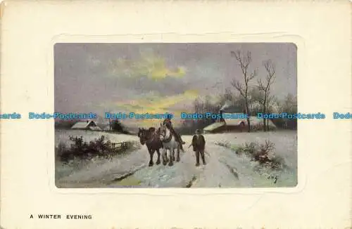 R648831 Ein Winterabend. Der Philco Verlag. Serie. 2096. C