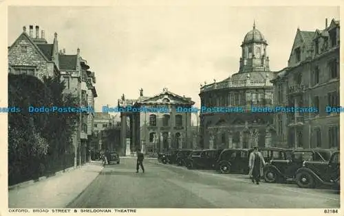 R649452 Oxford. Broad Street und Sheldonian Theatre. Photochrom