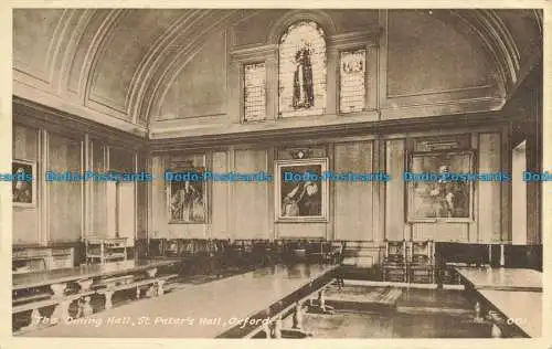 R649472 Oxford. Der Speisesaal. St. Peter Hall. Alfred Savage