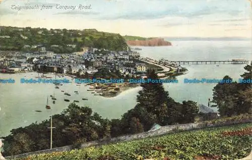 R648397 Teignmouth von der Torquay Road. F. Frith. 1908