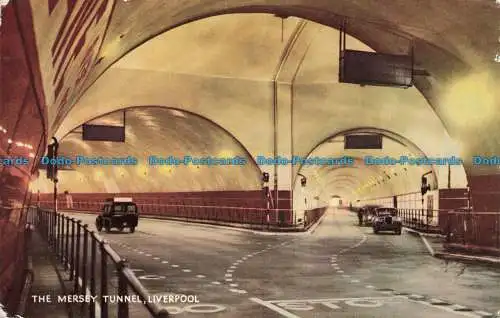 R648884 Liverpool. Der Mersey-Tunnel. J. Lachs. 1966