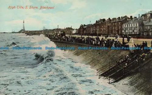 R648423 Blackpool. High Tide. S. Shore. W