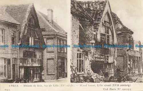 R648899 Ypern. Holzhaus. Lille Street. Kollektion Antony d Ypern. Neurdein und