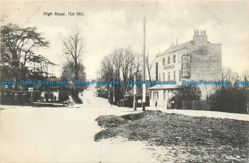 R648938 Mill Hill. High Road. Chester Vaughan Serie. 1907